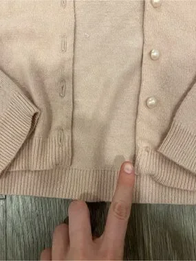 Crystal Kole | Sweaters | Blush Pink Pearlbutton Cardigan | Poshmark